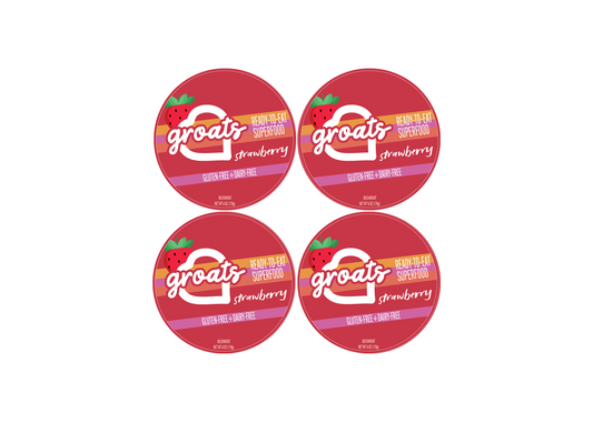 4-Pack Strawberry Groats